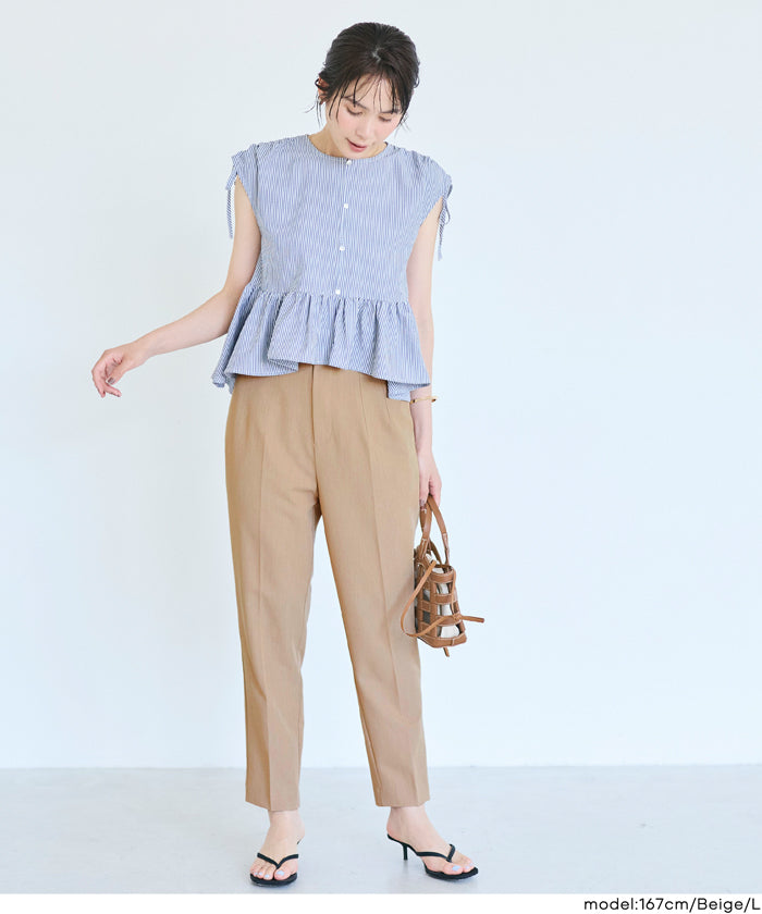 3Dサマーテーパードパンツ レディース メール便不可【伊藤千晃様着用】