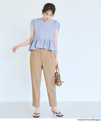 3Dサマーテーパードパンツ レディース メール便不可【伊藤千晃様着用】