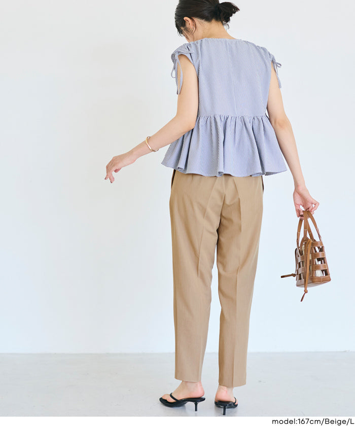 3Dサマーテーパードパンツ レディース メール便不可【伊藤千晃様着用】