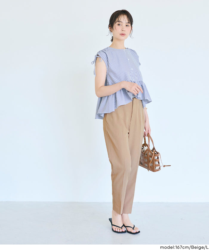 3Dサマーテーパードパンツ レディース メール便不可【伊藤千晃様着用】