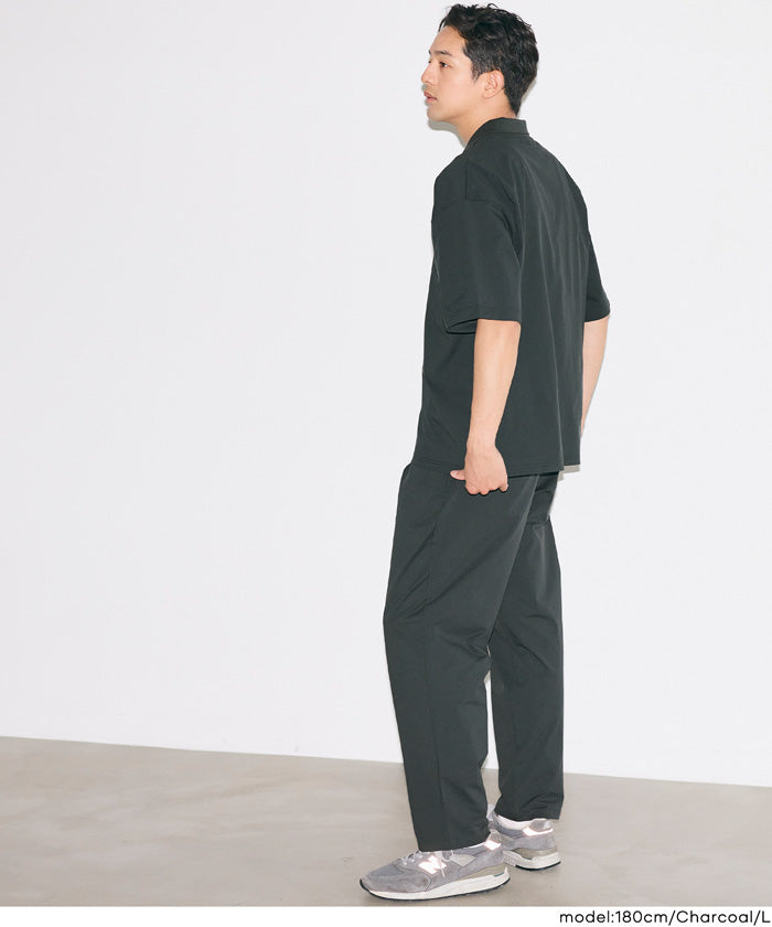 4wayストレッチサイドZIP付きイージーパンツ メンズ メール便不可