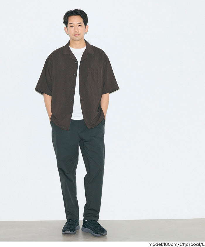 4wayストレッチサイドZIP付きイージーパンツ メンズ メール便不可