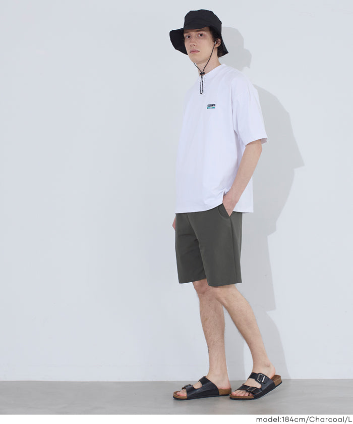 4WAYストレッチZIPポケット付きショートパンツ メンズ メール便不可