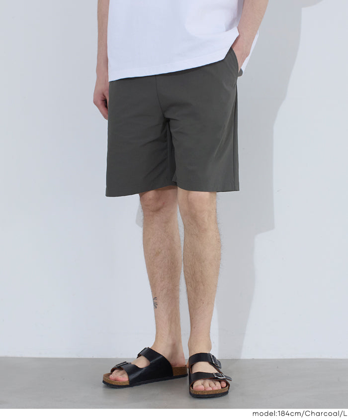 4WAYストレッチZIPポケット付きショートパンツ メンズ メール便不可