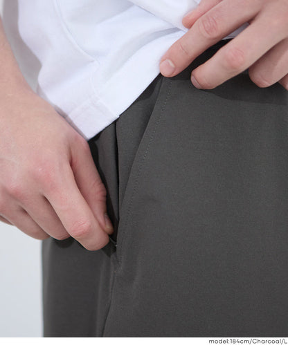 4WAYストレッチZIPポケット付きショートパンツ メンズ メール便不可