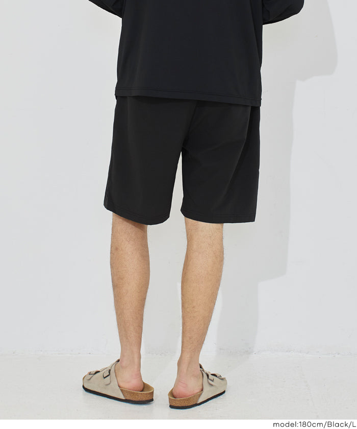 4WAYストレッチZIPポケット付きショートパンツ メンズ メール便不可